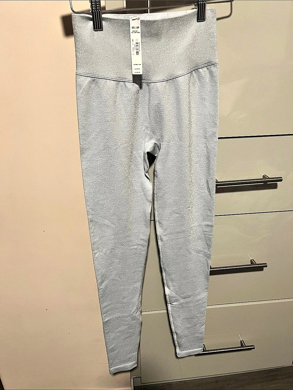 VS PINK Seamless Classic Leggings (In Shimmer) ) Shimmer Leggings Size XS NWT